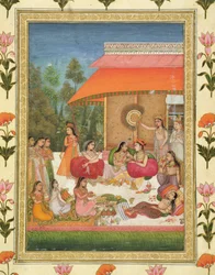 Ladies Feasting, from the Small Clive Album